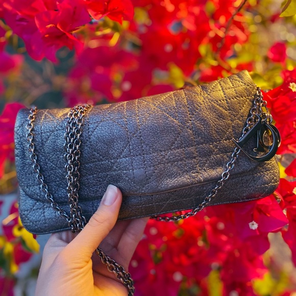 Dior Handbags - Christian Dior Lady Dior Cannage Chain Clutch Bag
